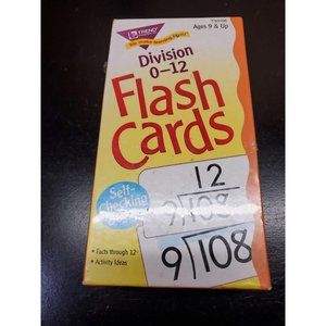 Trend Enterprises Division 0-12 Flash Cards - Ages